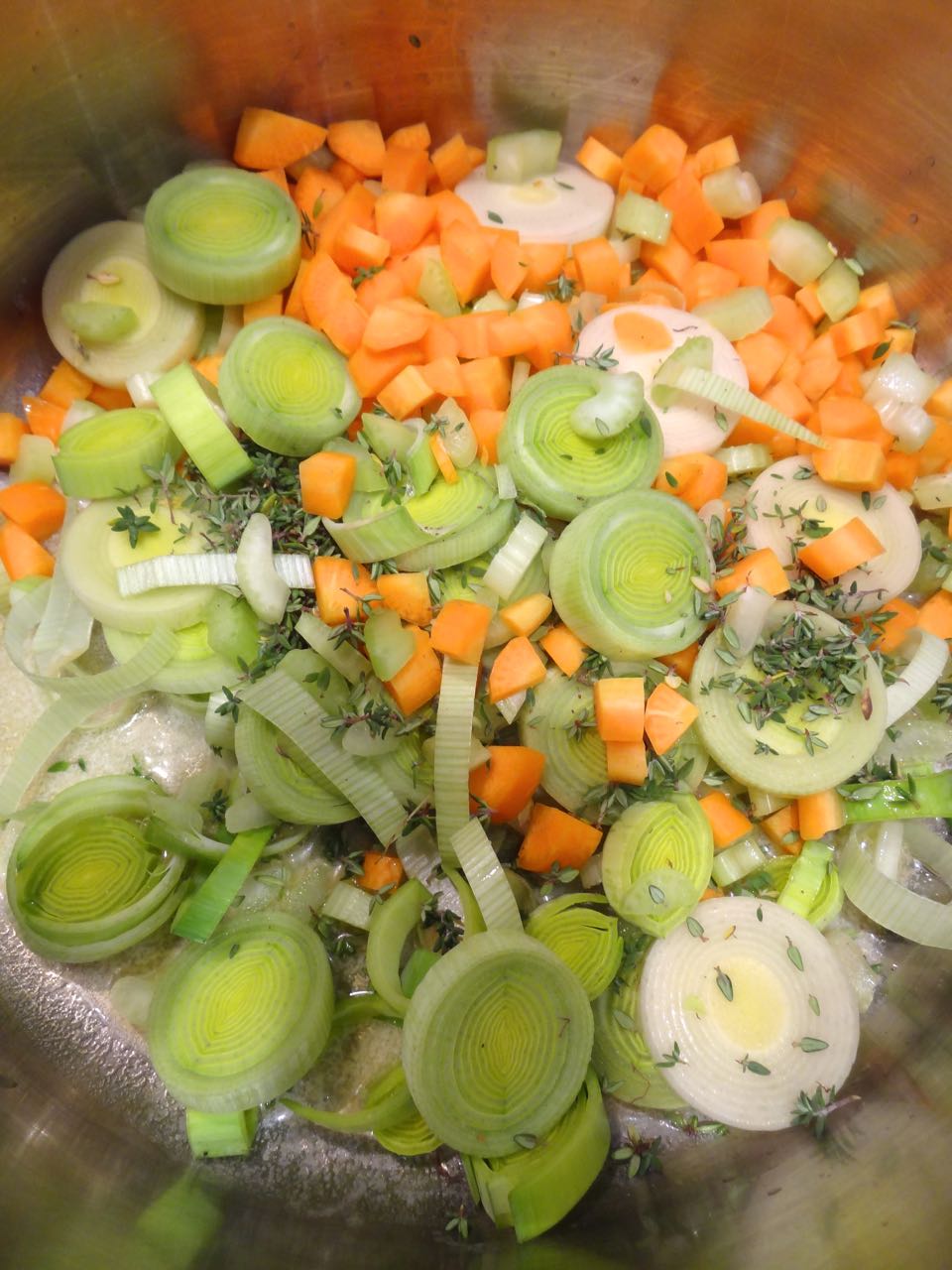 Scrumpdillyicious Turkey, Leek & Mushroom Pot Pie with Puff Pastry