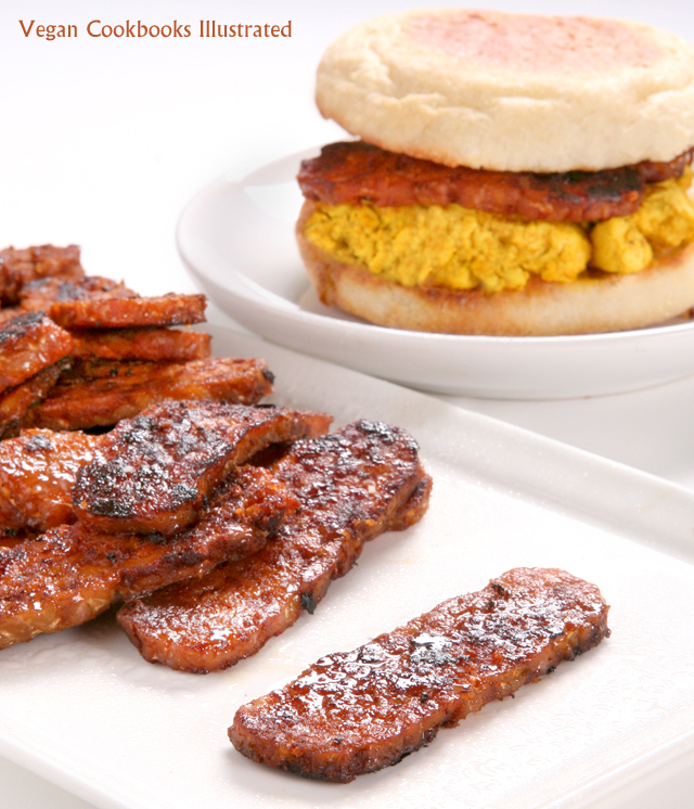 Vegan Cookbooks Illustrated Tempeh Bacon