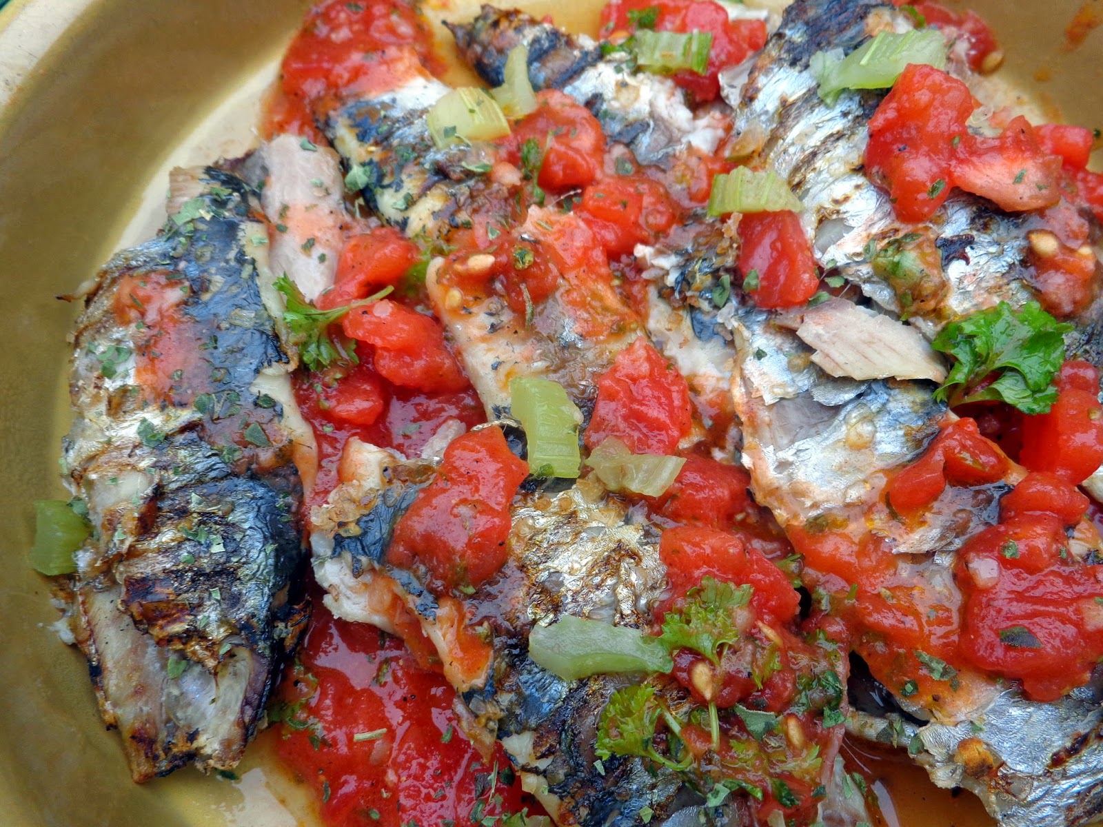 Wat ik gegeten heb Gegrilde sardines op Siciliaanse wijze