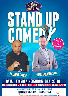 Stand-Up Comedy Vineri 4 Noiembrie Bucuresti Stand-Up Comedy Vineri 4 Noiembrie Bucuresti