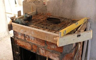 Reinforcing metal in place Reinforcing metal in place