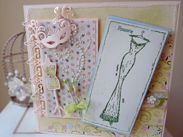 Masquerade Vogue Dress Card