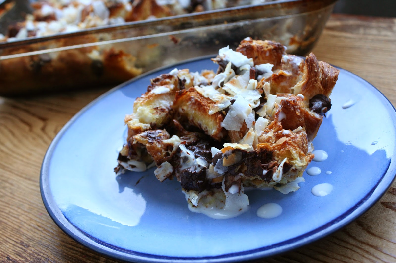 Sweet Luvin' In The Kitchen Chocolate Coconut Bread Pudding