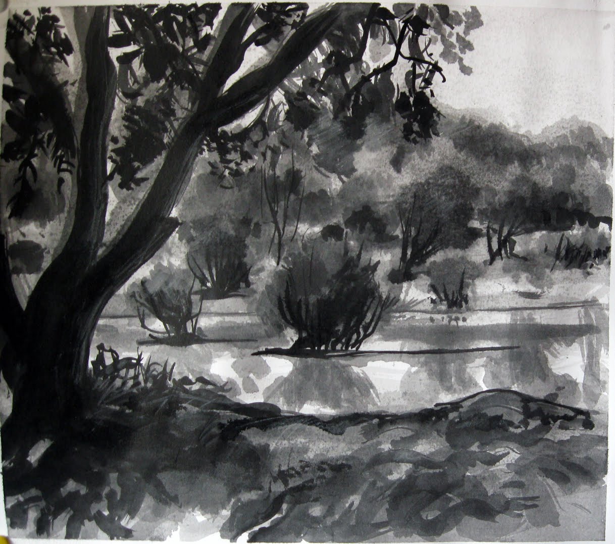 The Hidden Worlds of Mishimi Ink and Wash Painting (墨絵, sumie)