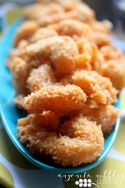 You'll feel like you're on holiday when you bite into these delicious gluten free coconut covered prawns!