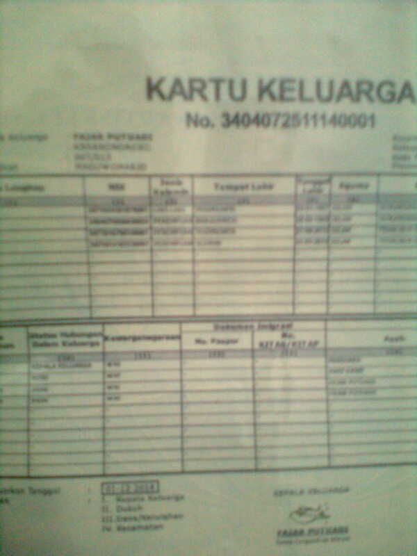 Membuat Ktp Tanpa Kk | cara mengurus pembuatan kartu keluarga kk baru Membuat Ktp Tanpa Kk | cara mengurus pembuatan kartu keluarga kk baru