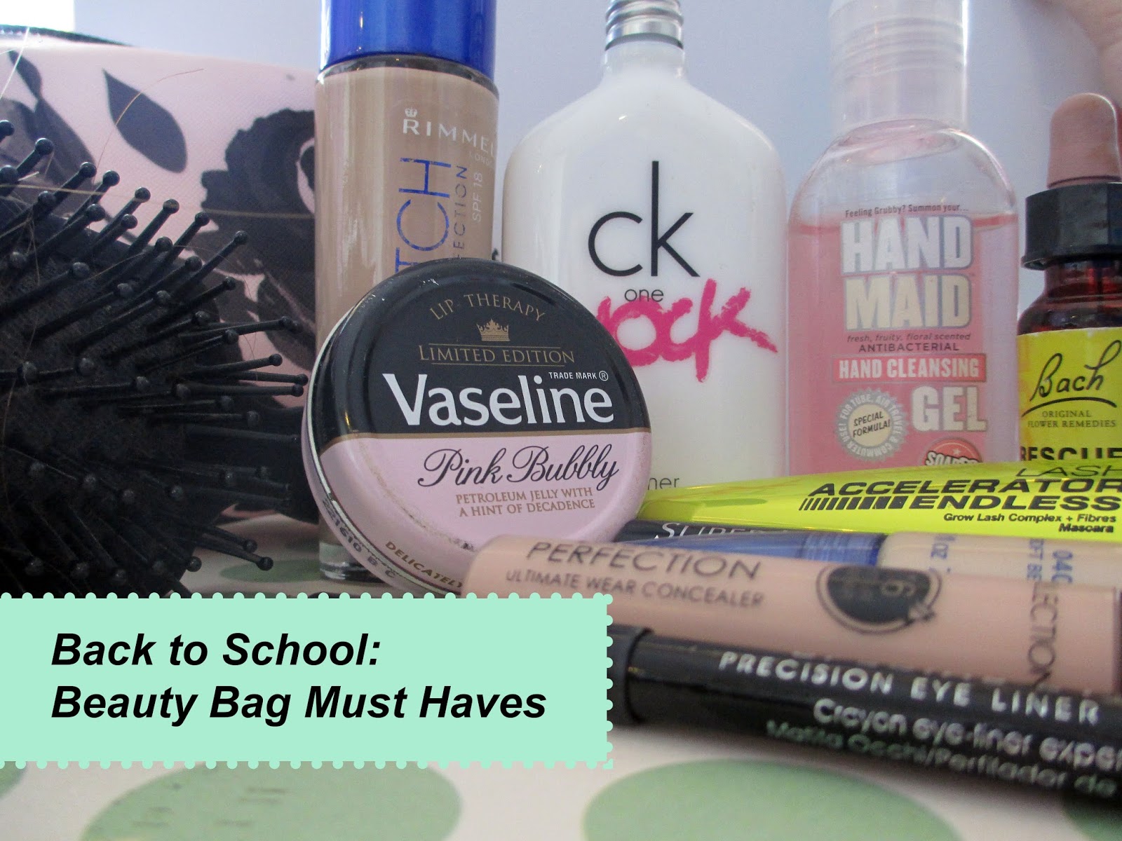 Biscuits of Beauty Back to School Beauty Bag Must Haves