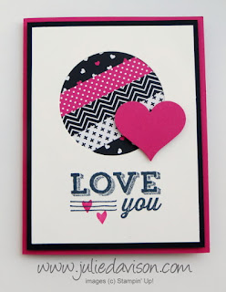 3 Stampin' Up! Pop of Pink Valentine Project Ideas + Clearance Rack Update ~ www.juliedavison.com