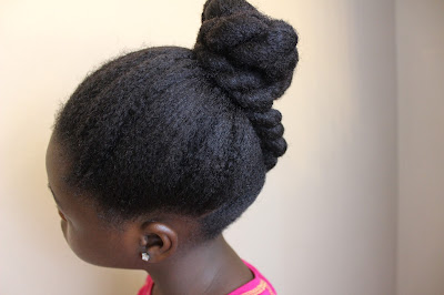 Big Sis's AWARD FAUX FLAT TWIST UPDO (Natural Hair Hairstyle for kids)