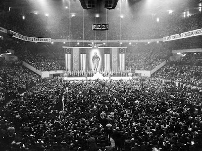 Convención nazi en el Madison Square Garden en 1939