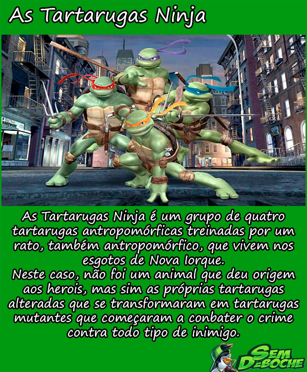 AS TARTARUGAS NINJA AS TARTARUGAS NINJA