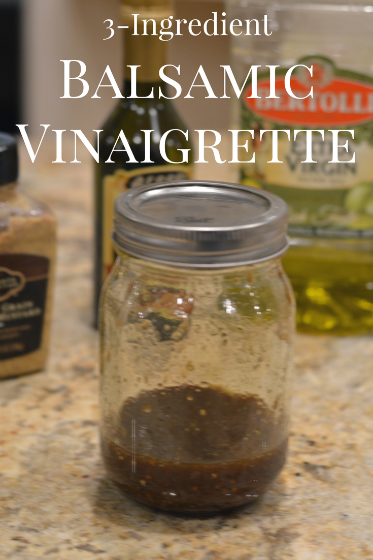Easy Balsamic Vinaigrette Recipe (3ingredients!)