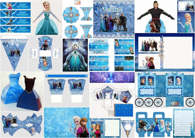 Frozen Free Printable Kit.