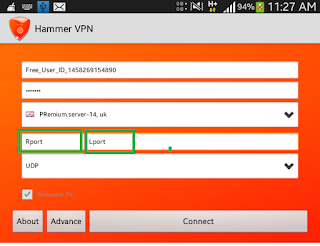 Hammer Vpn Settings For Globe & Airtel