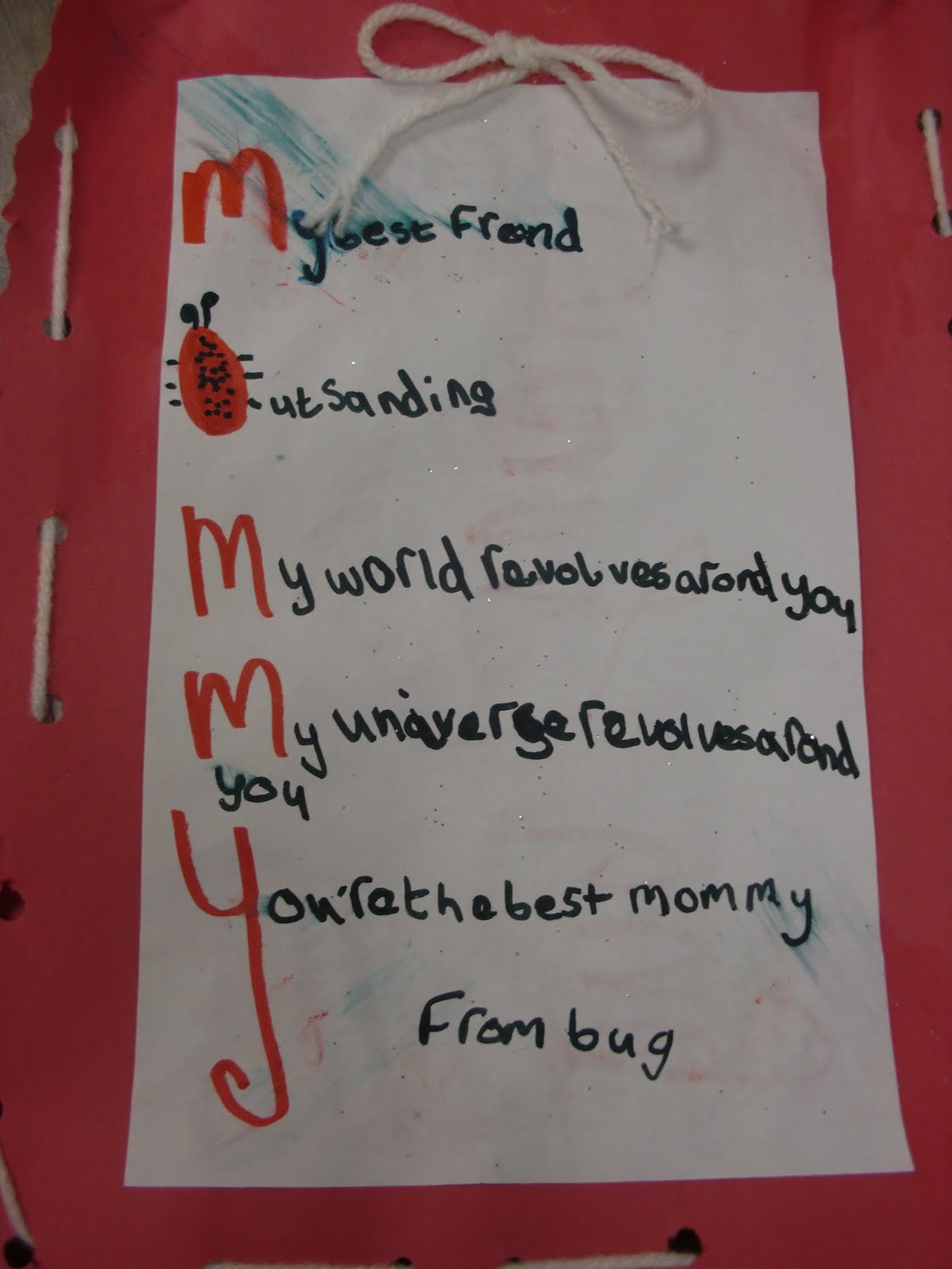 Acrostic Poem For Mommy