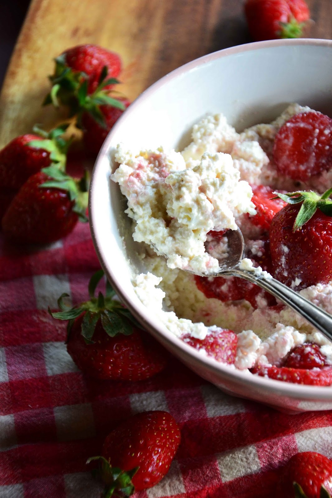 Strawberry Ricotta Cream