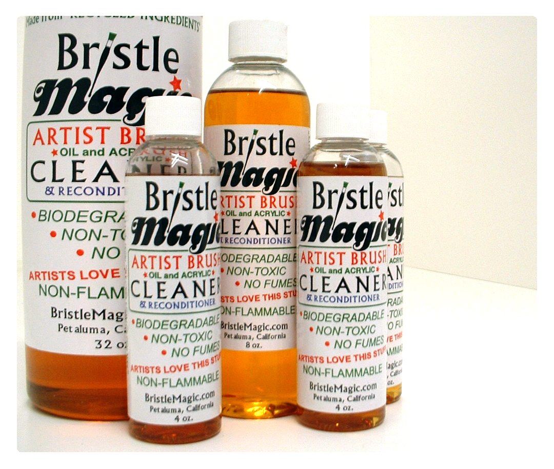 ARCH Supplies NonToxic, No Fumes, Sustainable Bristle Magic Brush Cleaner!