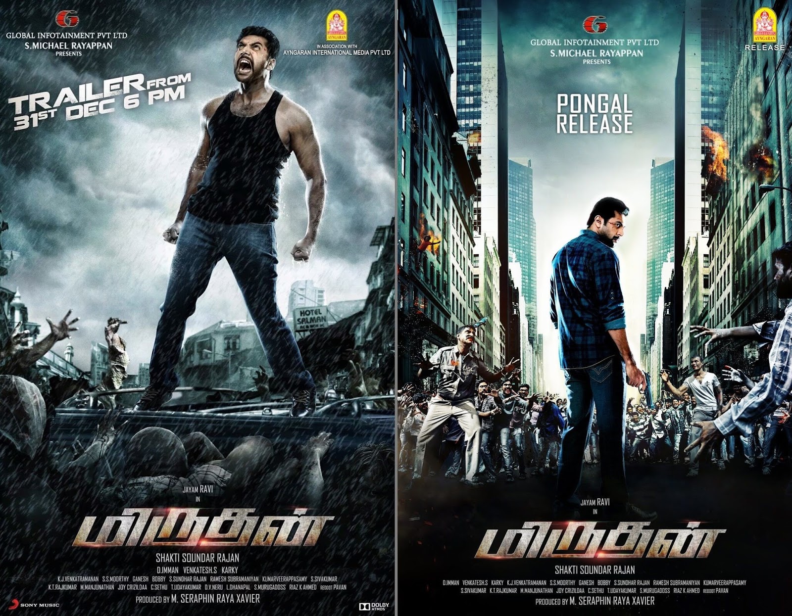 Miruthan, il primo Zombie movie della regione del Tamil ZOMBIE