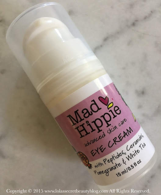 lola's secret beauty blog Mad Hippie Eye Cream Review