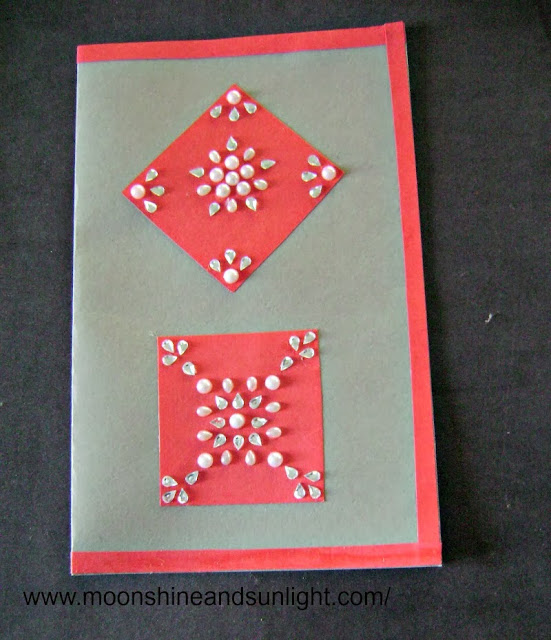 traditional diwali card