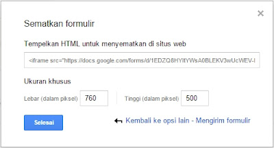Membuat Contact Form dengan Google Drive Membuat Contact Form dengan Google Drive