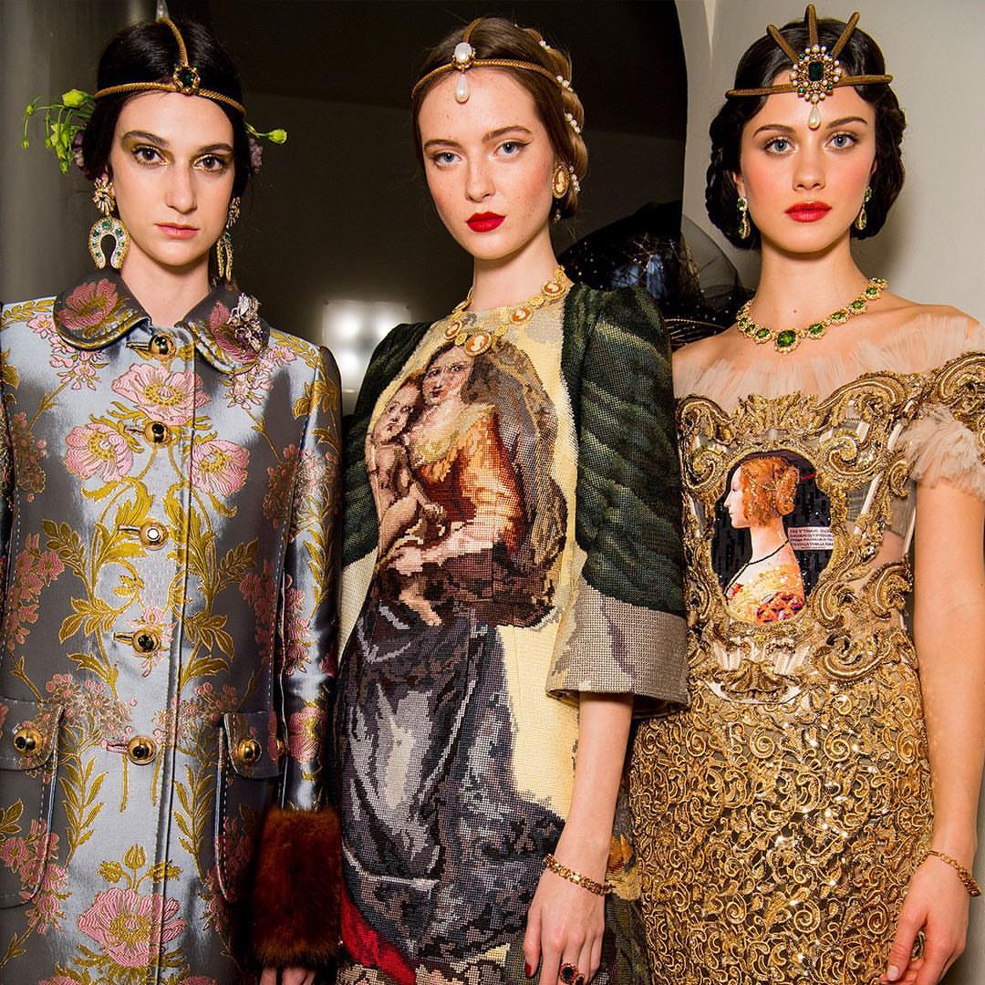Backstage at Dolce & Gabbana Couture Spring 2019. MFW | Cool Chic Style ...