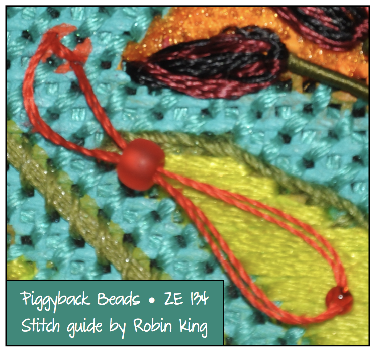 Needlepoint Study Hall Beading Wrapup