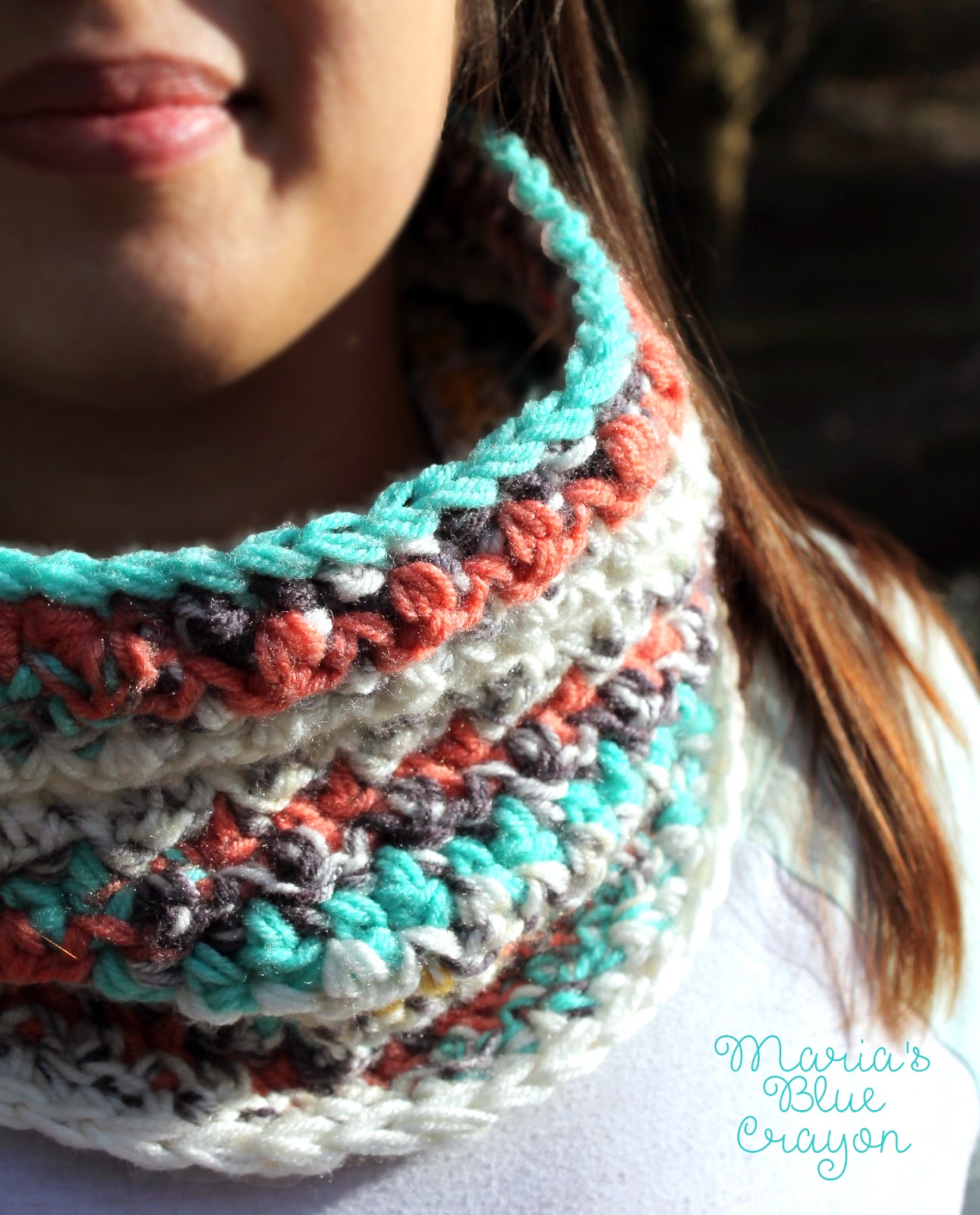 Painted Canyon Cowl Crochet Pattern Maria's Blue Crayon
