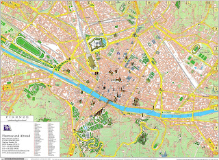 Mapa de Florencia. Mapa de Florencia.