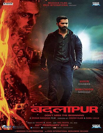 Badlapur (2015) Hindi 480p WEB-DL x264 400MB ESubs Movie Download