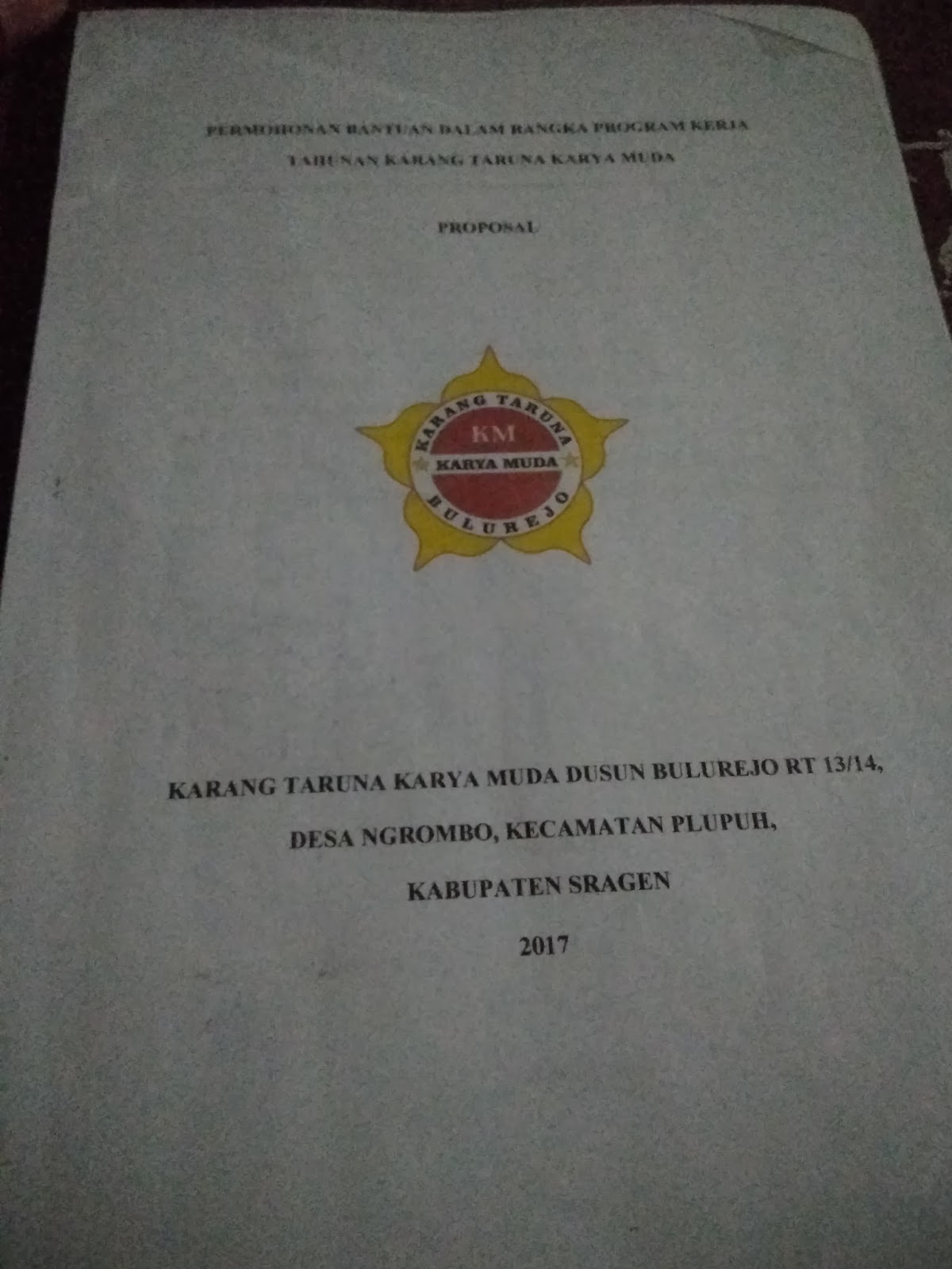 Proposal Karang Taruna Pengajuan Bantuan Dana - Karang ...