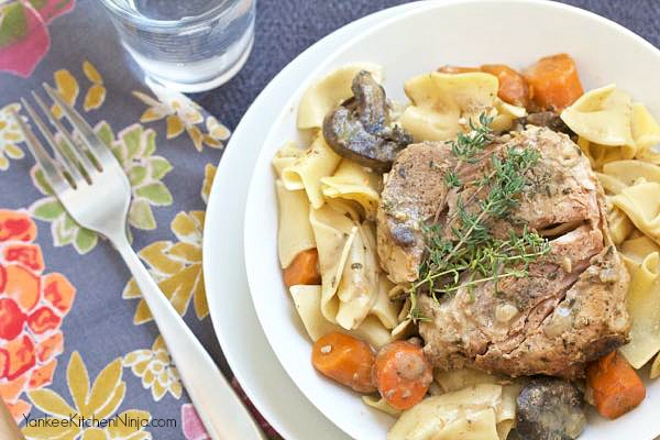 creamy slow cooker pork chops and vegetables recipe