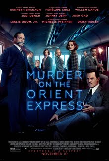 orient express murder movies guide mystery agatha christie movie kenneth branagh review poster