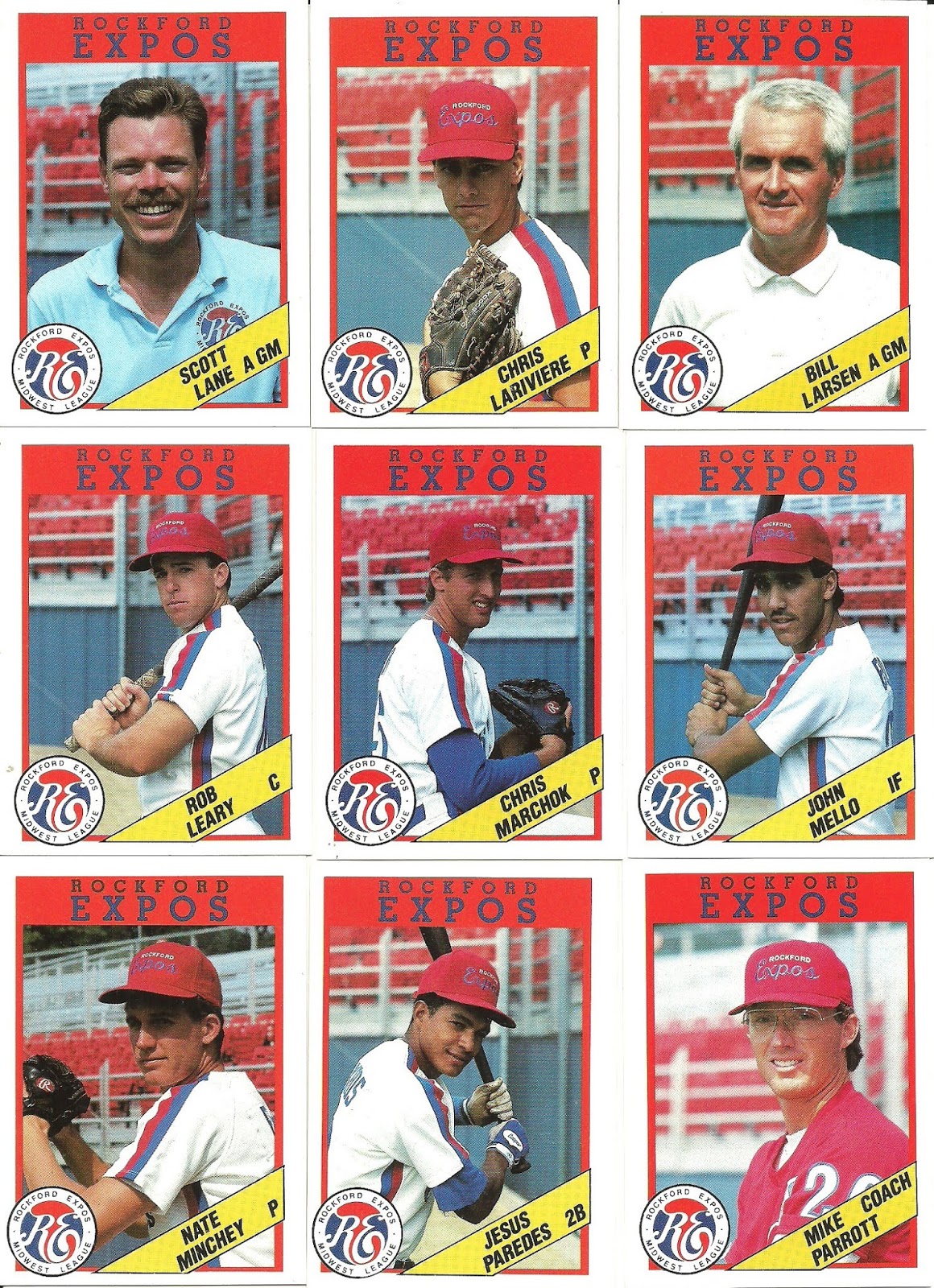 Not Another Baseball Card Blog Rockford Expos