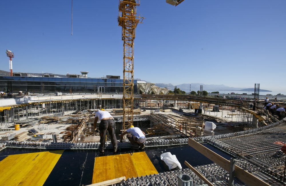 Split Airport's terminal construction advances