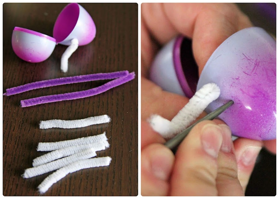 manualidad paso a paso para niños luciérnagas de plástico con luces lez diy