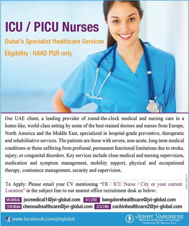 Nursing jobs in middle east dubai