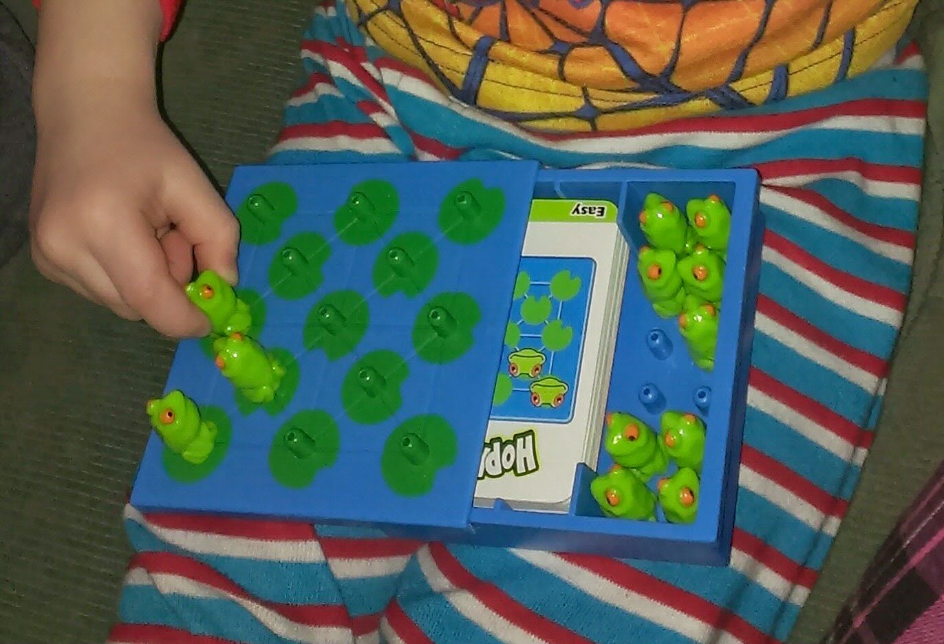 Laurel Likes it (or doesn't) Hoppers® Peg Solitaire Jumping Game Review