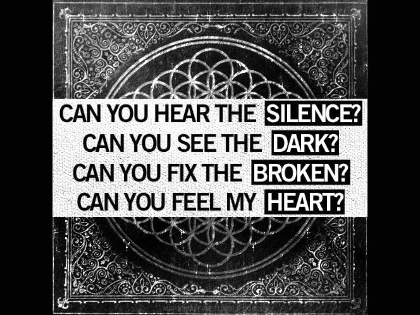 Lirik Lagu Bmth Can You Feel My Heart Arsia Lirik