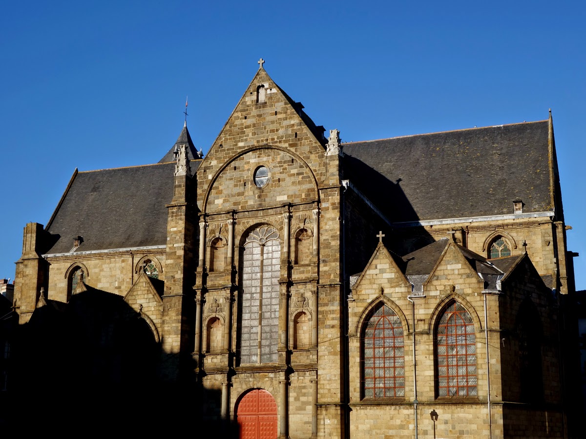 L'église Saint-Germain de Rennes en décembre 2014 - Photo Erwan Corre