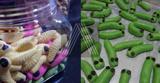 ulatohulat-01 'Biskut ulat' - Biskut raya viral tahun 2017! Sanggupkah anda menelannya?
