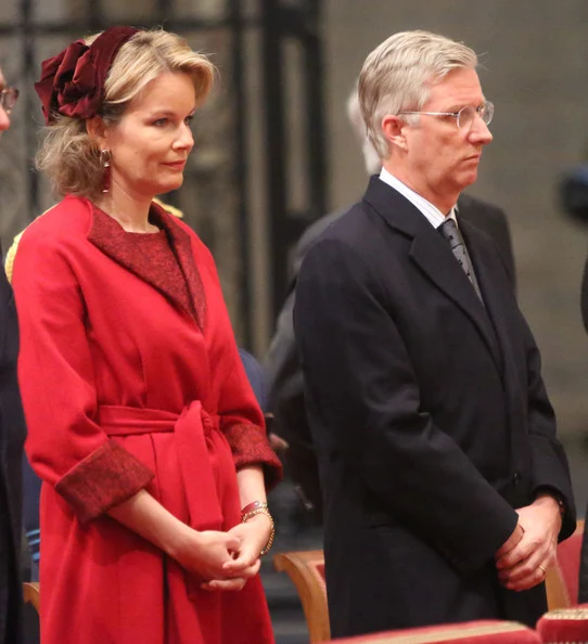 Princess Claire, Prince Laurent, Crown Princess Mathilde, Crown Prince Philippe, Princess Astrid and Prince Lorentz of Belgium