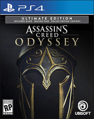 Assassins Creed Odyssey Game Cover Ps4 Ultimate Edition