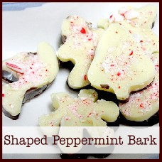 Shaped Peppermint Bark