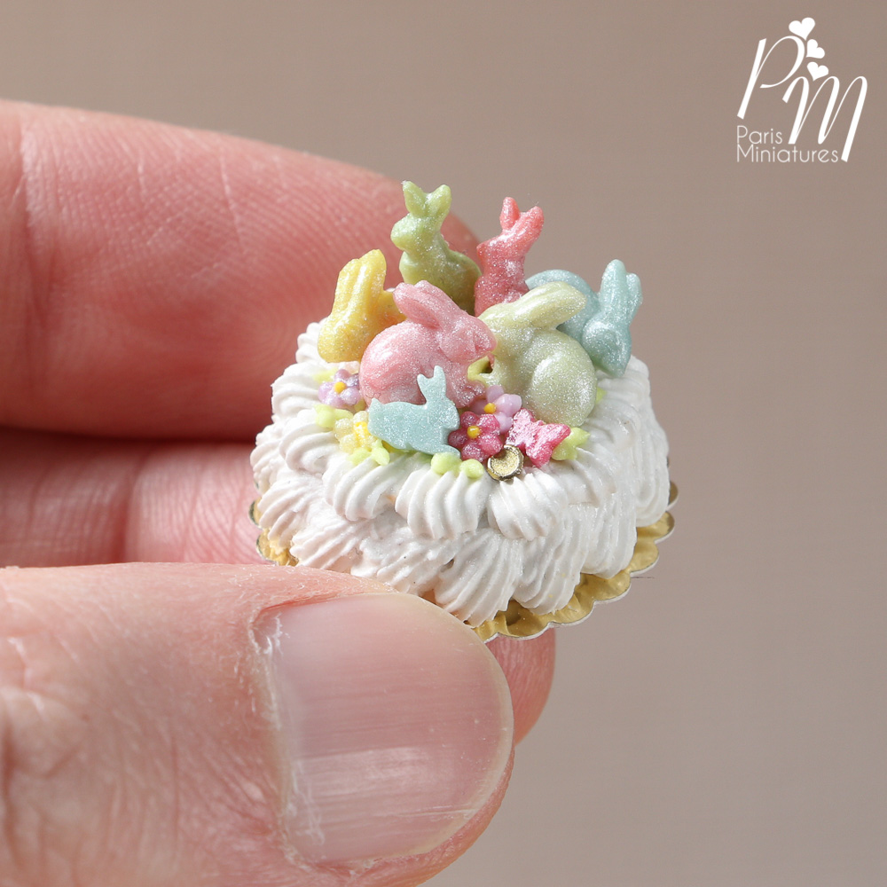 Paris Miniatures New Miniature Easter Cakes on Etsy Today