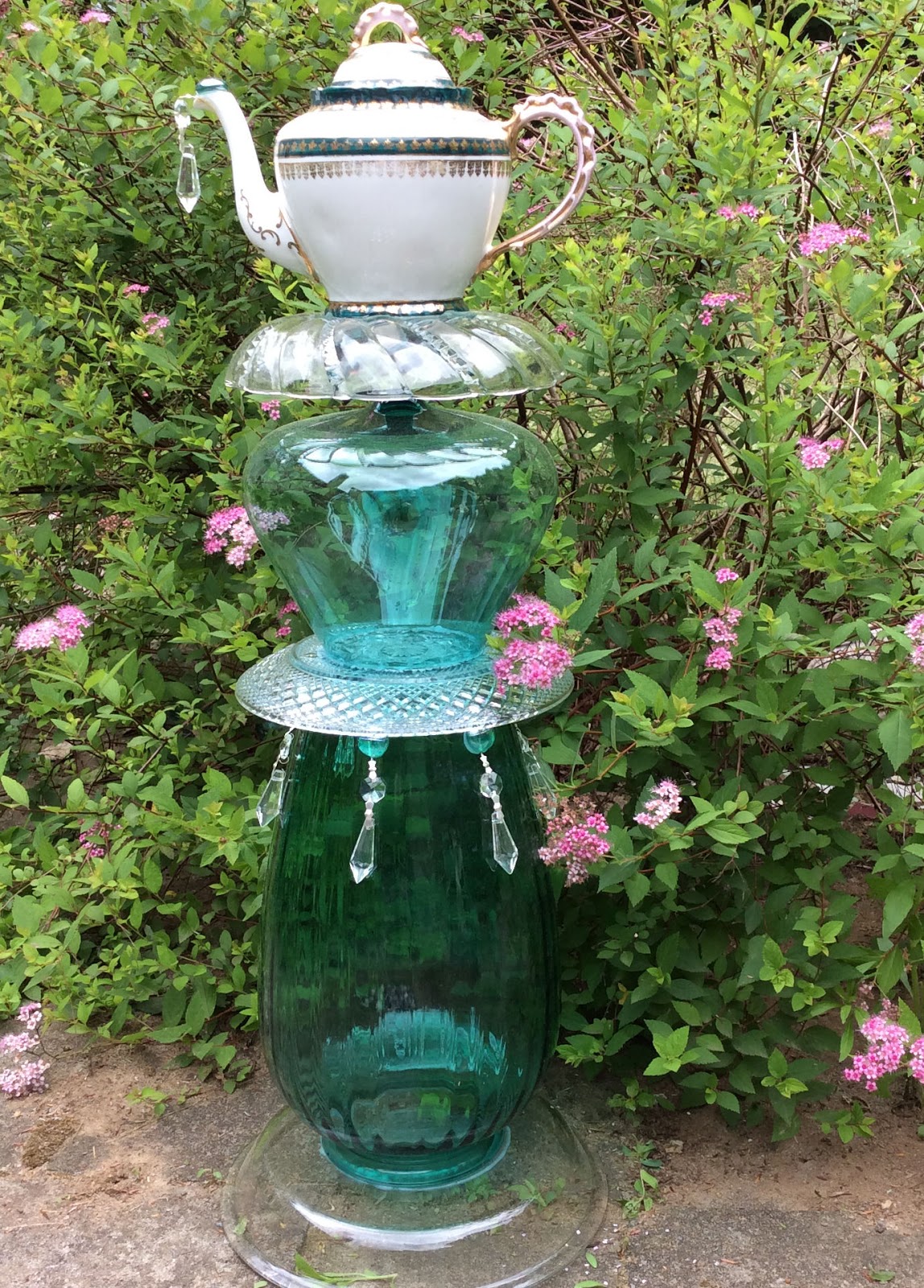 Collectincat Creations Glass Garden Totems