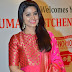 Beautiful Tamil Girl Sneha Long Hair Smiling Photos In Red Dress