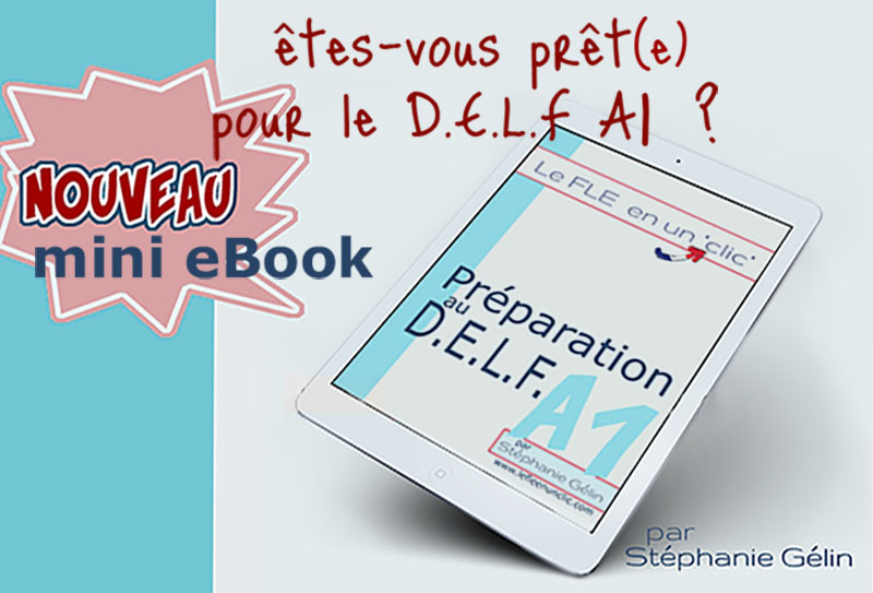 eBook préparation au delf A1, exercices, le fle en un clic, DELF A1