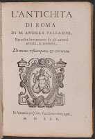 A title page for "L’antichita di Roma."