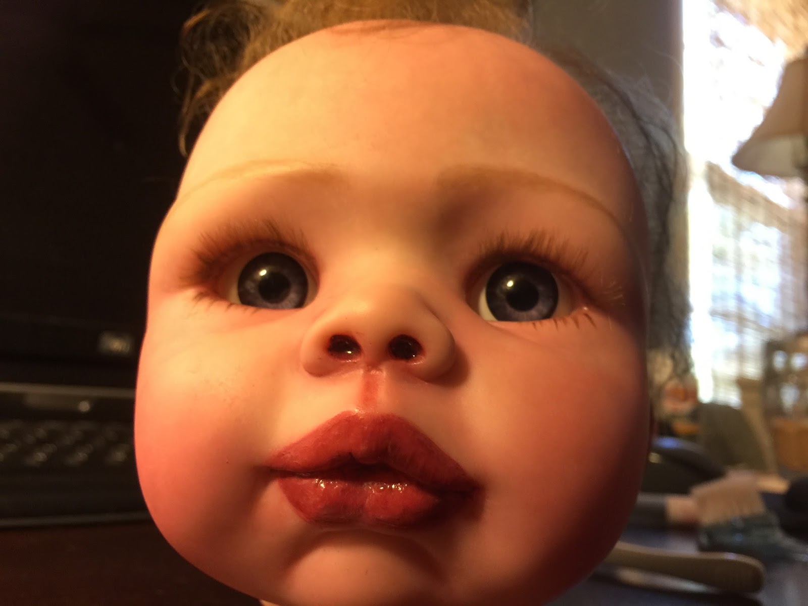 Snuggle Babies Nursery Rooting Eyelashes on your Reborn Baby doll Tutorial